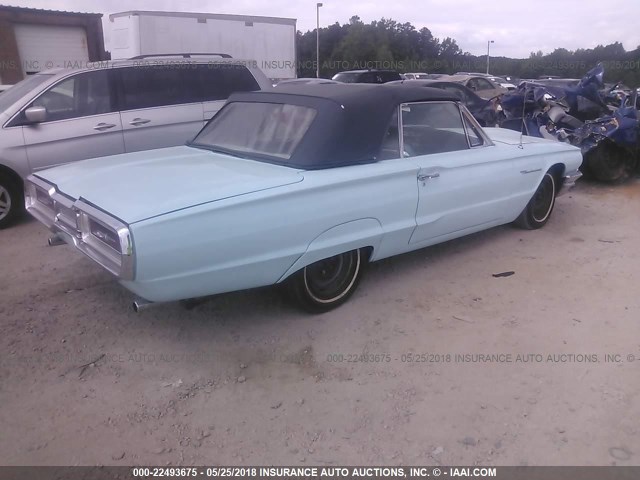 4Y85Z149623 - 1964 FORD THUNDERBIRD  Light Blue photo 4