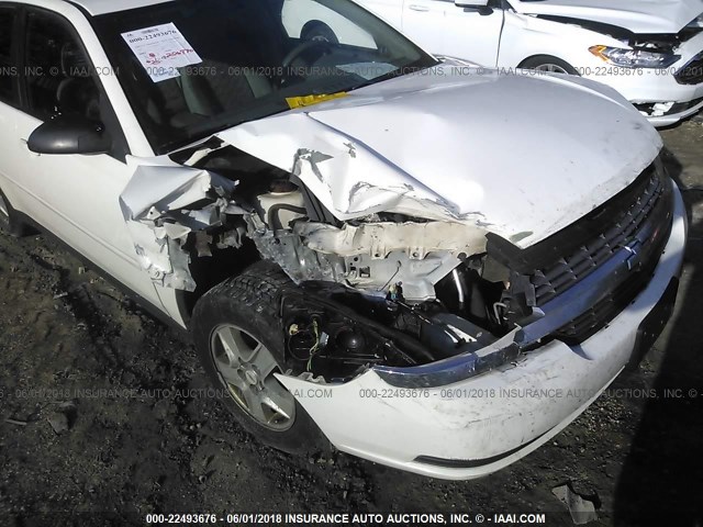 1G1ZT54835F212125 - 2005 CHEVROLET MALIBU LS 白色 照片 6