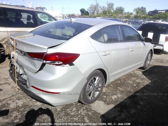 5NPD84LFXJH274425 - 2018 HYUNDAI ELANTRA SEL/VALUE/LIMITED BEIGE photo 4