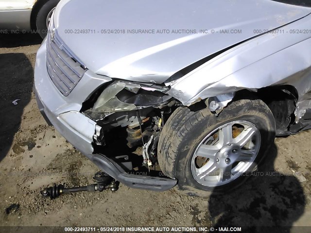 2A4GM68456R865178 - 2006 CHRYSLER PACIFICA TOURING SILVER photo 6