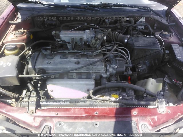 JT2EL45F1N0089160 - 1992 TOYOTA PASEO RED photo 10