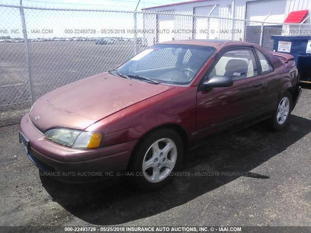 JT2EL45F1N0089160 - 1992 TOYOTA PASEO RED photo 2