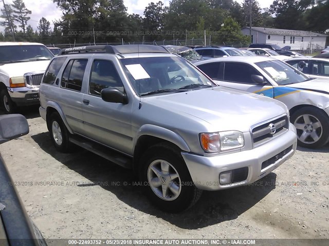 JN8DR09Y12W731718 - 2002 NISSAN PATHFINDER LE/SE SILVER photo 1