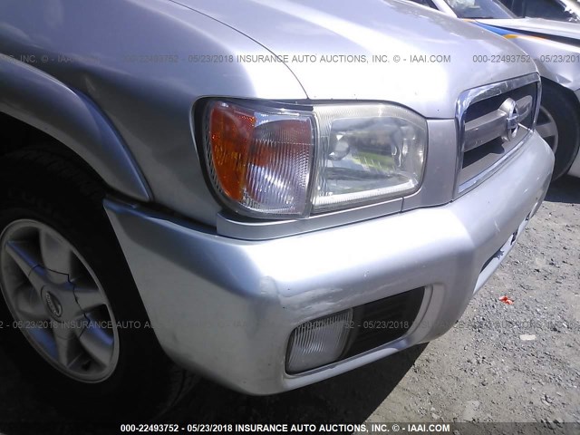 JN8DR09Y12W731718 - 2002 NISSAN PATHFINDER LE/SE SILVER photo 6