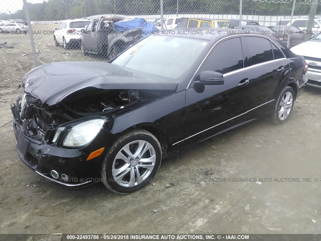 WDDHF8HB8BA423028 - 2011 MERCEDES-BENZ E 350 4MATIC BLACK photo 2