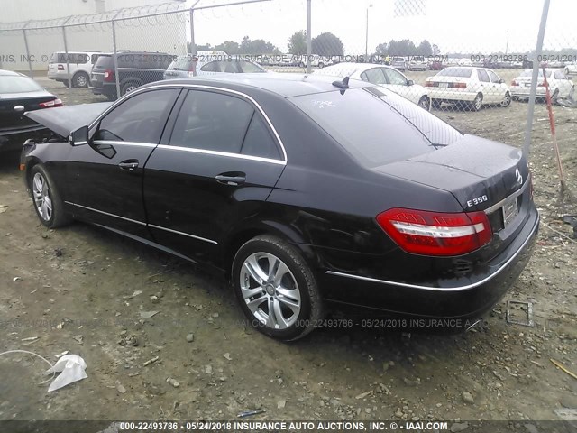 WDDHF8HB8BA423028 - 2011 MERCEDES-BENZ E 350 4MATIC BLACK photo 3