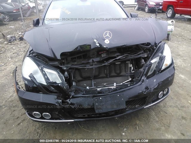 WDDHF8HB8BA423028 - 2011 MERCEDES-BENZ E 350 4MATIC BLACK photo 6