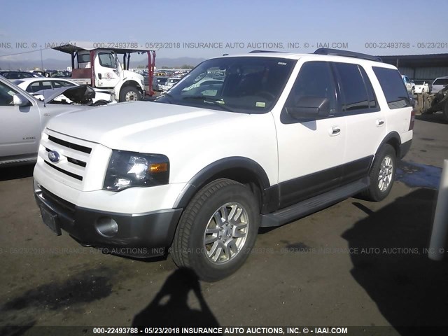 1FMJU1J5XCEF05569 - 2012 FORD EXPEDITION XLT/KING RANCH WHITE photo 2