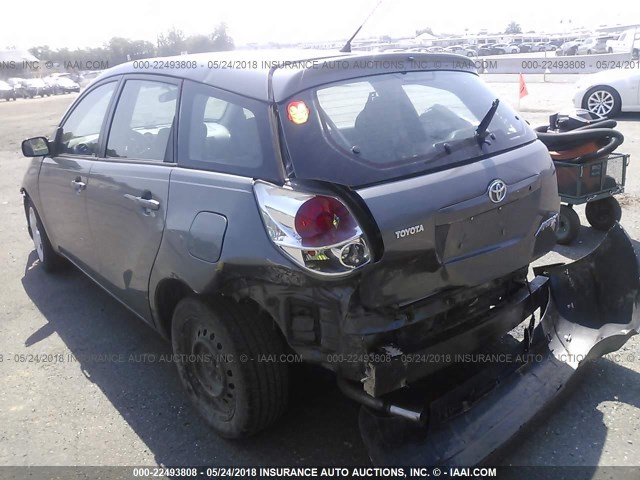 2T1KR32E06C588215 - 2006 TOYOTA COROLLA MATRIX XR SILVER photo 3