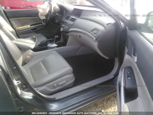 5KBCP3F85AB008915 - 2010 HONDA ACCORD EXL GRAY photo 5