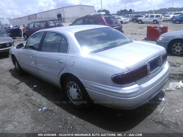 1G4HR54K9YU126276 - 2000 BUICK LESABRE LIMITED SILVER photo 3