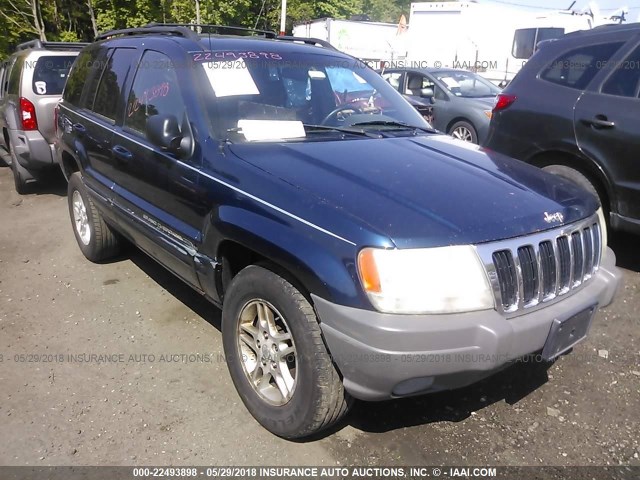 1J4GW58S3YC212315 - 2000 JEEP GRAND CHEROKEE LIMITED BLUE photo 1