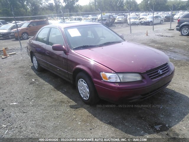 4T1BG22K7WU850428 - 1998 TOYOTA CAMRY CE/LE/XLE RED photo 1