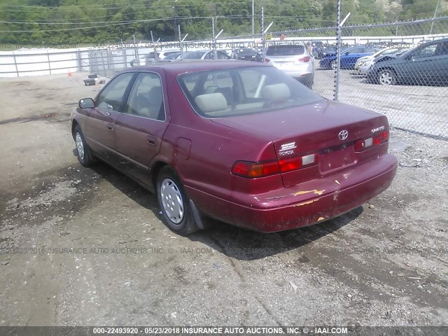 4T1BG22K7WU850428 - 1998 TOYOTA CAMRY CE/LE/XLE RED photo 3