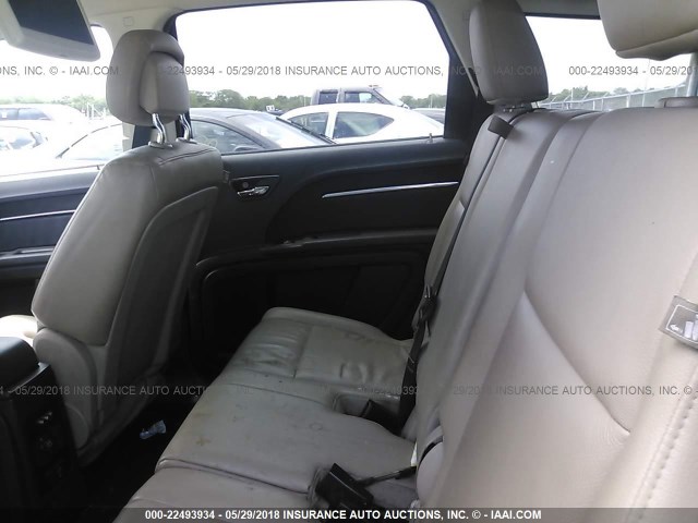 3D4PH9FV3AT239693 - 2010 DODGE JOURNEY R/T WHITE photo 8