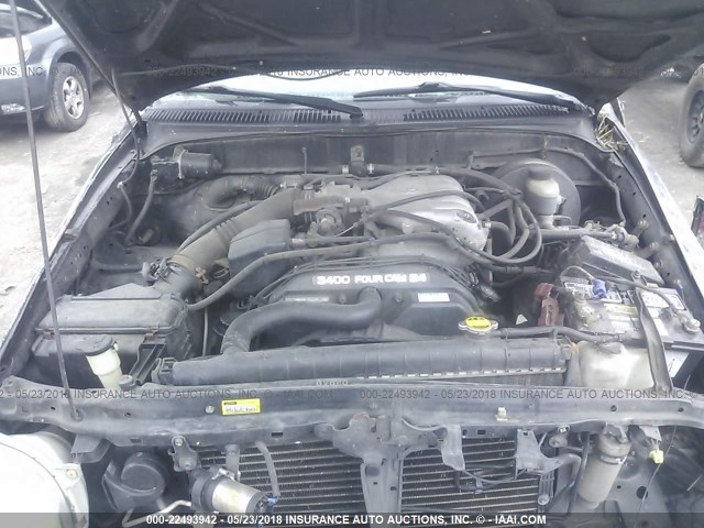 5TESN92N42Z009794 - 2002 TOYOTA TACOMA XTRACAB PRERUNNER 灰色 照片 10