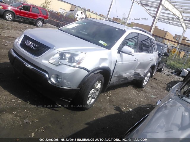 1GKER23D69J100945 - 2009 GMC ACADIA SLT-1 SILVER photo 2