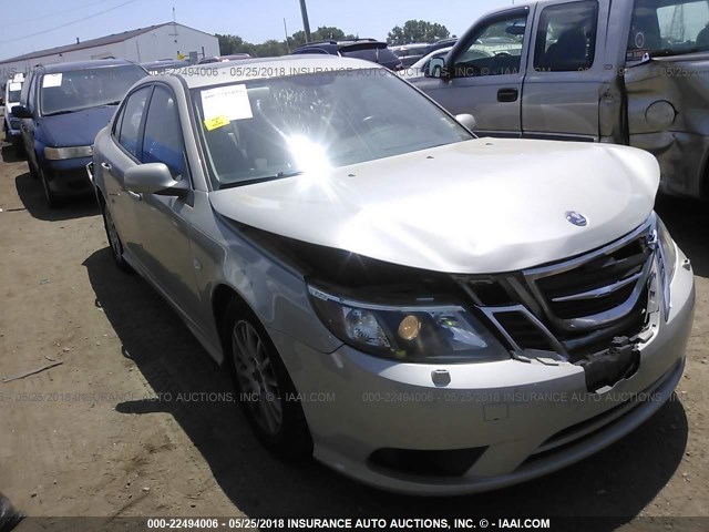 YS3FB49YX81121511 - 2008 SAAB 9-3 2.0T GRAY photo 1