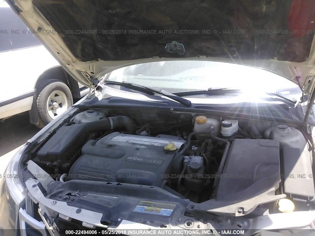 YS3FB49YX81121511 - 2008 SAAB 9-3 2.0T GRAY photo 10