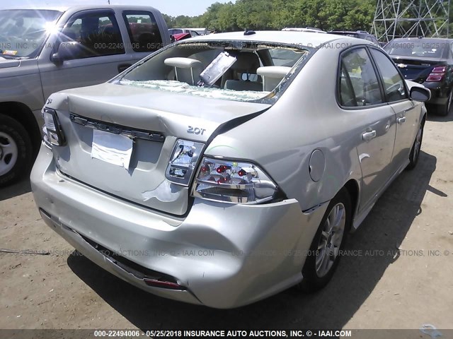 YS3FB49YX81121511 - 2008 SAAB 9-3 2.0T GRAY photo 4