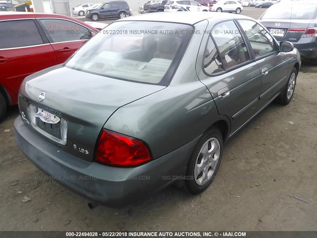 3N1CB51D55L488963 - 2005 NISSAN SENTRA 1.8/1.8S 绿色 照片 4