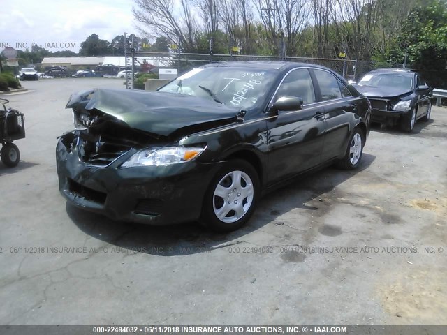 4T1BF3EK7AU529292 - 2010 TOYOTA CAMRY SE/LE/XLE 绿色 照片 2