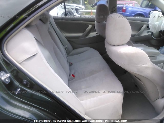 4T1BF3EK7AU529292 - 2010 TOYOTA CAMRY SE/LE/XLE 绿色 照片 8
