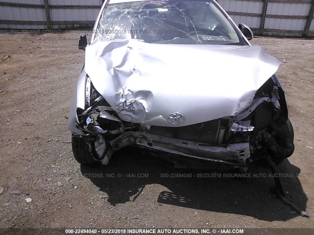 2T1KU40E19C139380 - 2009 TOYOTA COROLLA MATRIX  SILVER photo 6