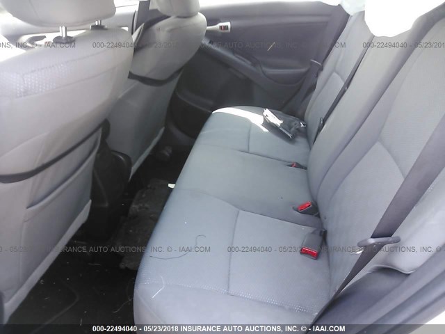 2T1KU40E19C139380 - 2009 TOYOTA COROLLA MATRIX  SILVER photo 8