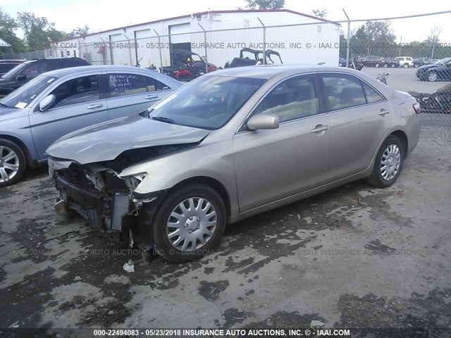 4T1BE46K67U686375 - 2007 TOYOTA CAMRY NEW GENERAT CE/LE/XLE/SE GOLD photo 2