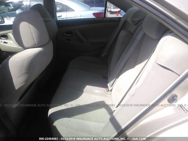 4T1BE46K67U686375 - 2007 TOYOTA CAMRY NEW GENERAT CE/LE/XLE/SE GOLD photo 8