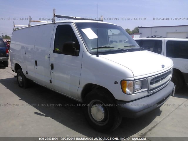 1FTNE24L9YHB76727 - 2000 FORD ECONOLINE E250 VAN WHITE photo 1