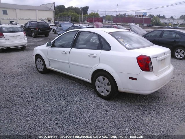 KL5JD56Z36K463524 - 2006 SUZUKI FORENZA WHITE photo 3