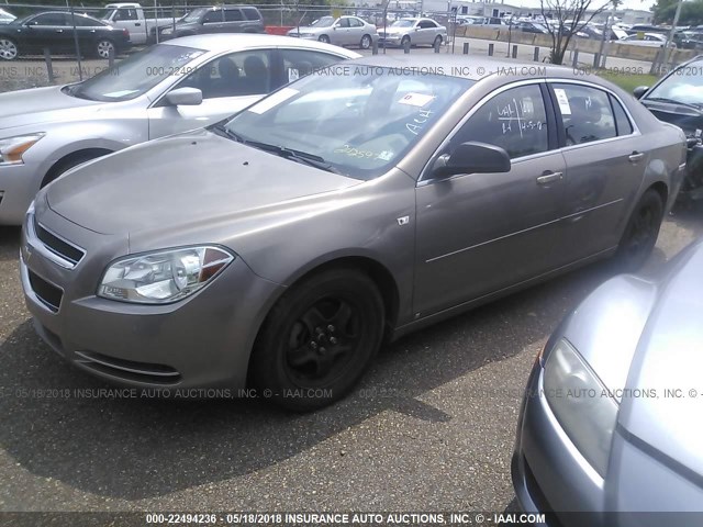 1G1ZG57B78F242597 - 2008 CHEVROLET MALIBU LS 锡色 照片 2