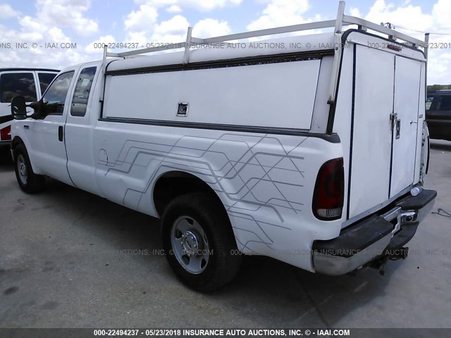 1FTSX20547EA30630 - 2007 FORD F250 SUPER DUTY WHITE photo 3