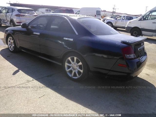 JNKAY41E44M400817 - 2004 INFINITI M45 BLUE photo 3