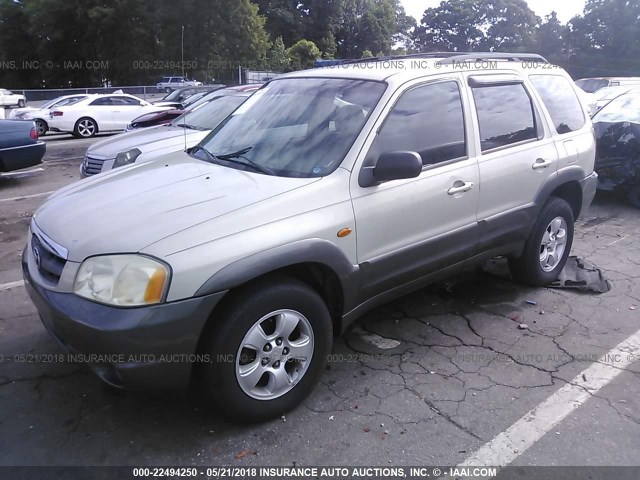 4F2CZ06104KM04235 - 2004 MAZDA TRIBUTE ES 金色 照片 2