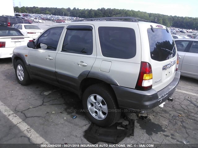 4F2CZ06104KM04235 - 2004 MAZDA TRIBUTE ES 金色 照片 3