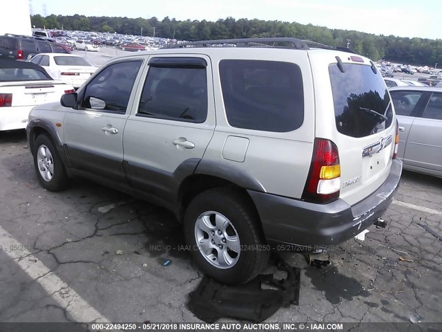 4F2CZ06104KM04235 - 2004 MAZDA TRIBUTE ES GOLD photo 3