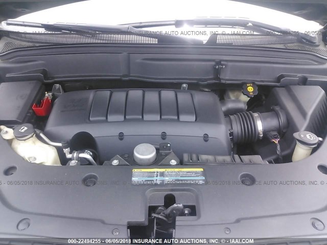 1GKLRMED3AJ137360 - 2010 GMC ACADIA SLT-1 Czarny zdjęcie 10