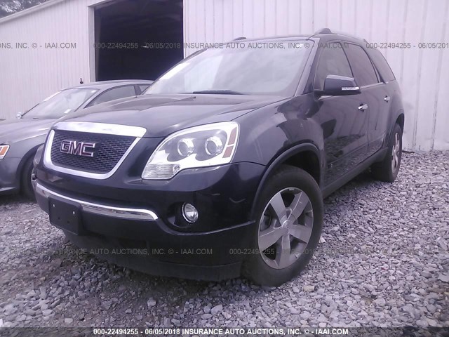 1GKLRMED3AJ137360 - 2010 GMC ACADIA SLT-1 Czarny zdjęcie 2