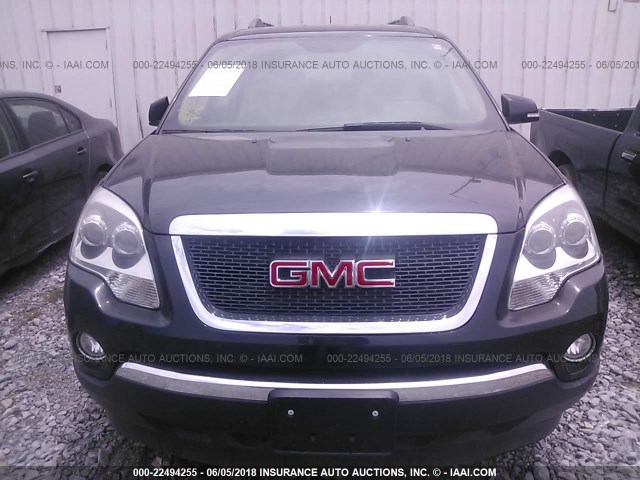 1GKLRMED3AJ137360 - 2010 GMC ACADIA SLT-1 Czarny zdjęcie 6