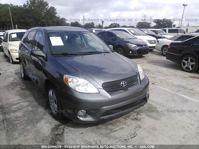 2T1KR32E37C663913 - 2007 TOYOTA COROLLA MATRIX XR GRAY photo 1