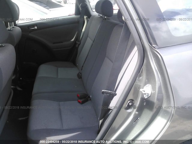 2T1KR32E37C663913 - 2007 TOYOTA COROLLA MATRIX XR GRAY photo 8