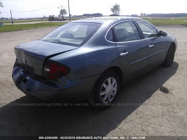 2G4WC582971150252 - 2007 BUICK LACROSSE CX BLUE photo 4