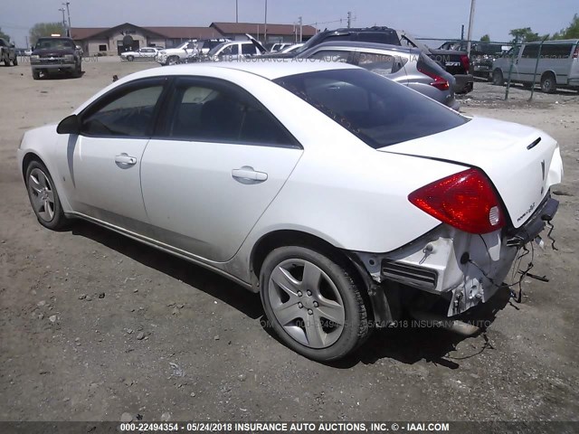 1G2ZG57B894165585 - 2009 PONTIAC G6 WHITE photo 3