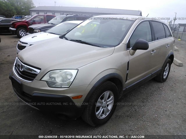 3GSCL33P88S666868 - 2008 SATURN VUE XE GOLD photo 2