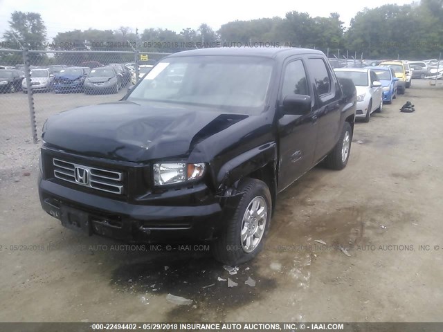 2HJYK16518H533595 - 2008 HONDA RIDGELINE RTL BLACK photo 2