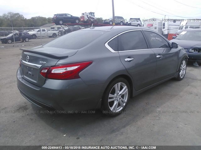 1N4BL3AP1GC224308 - 2016 NISSAN ALTIMA 3.5SL/3.5 SR GRAY photo 4