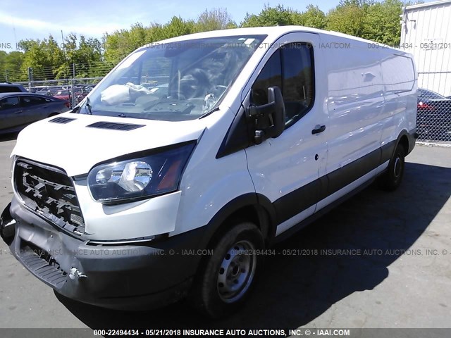 1FTYE2YG5GKA75616 - 2016 FORD TRANSIT T-150 WHITE photo 2